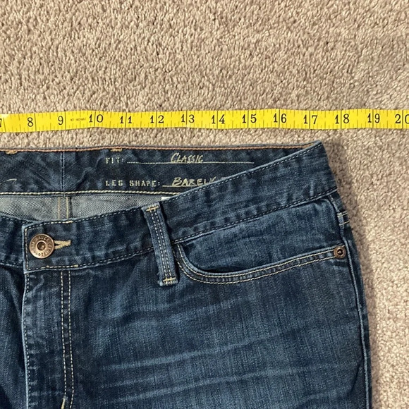 NWOT Eddie Bauer Classic Barely Boot Denim Jeans 14L - Picture 5 of 15